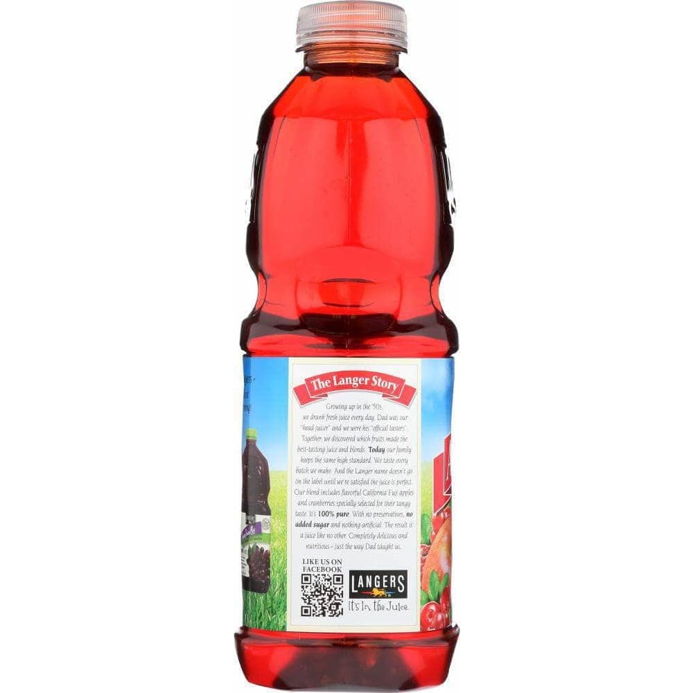 Langers Langers Juice 100% Apple Cranberry, 64 oz