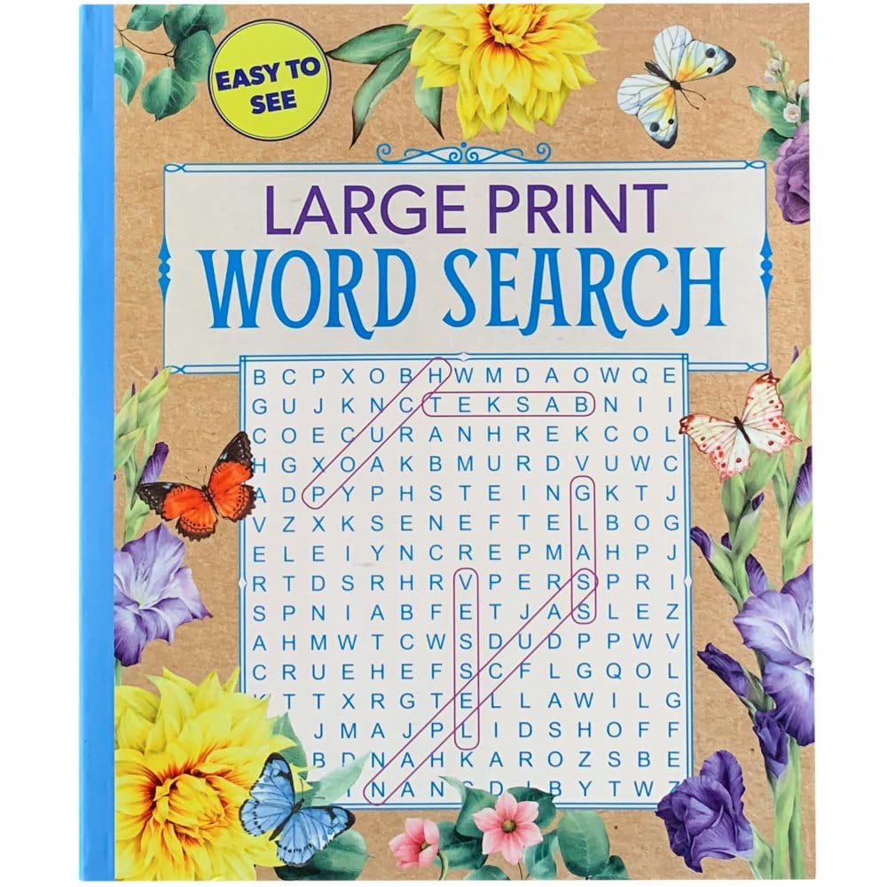 Large Print Floral Word SearchÂ Â Â Â Â Â Â Â Â Â Â Â Â Â Â Â Â Â Â Â Â - Mother’s Day Gifting - ShelHealth