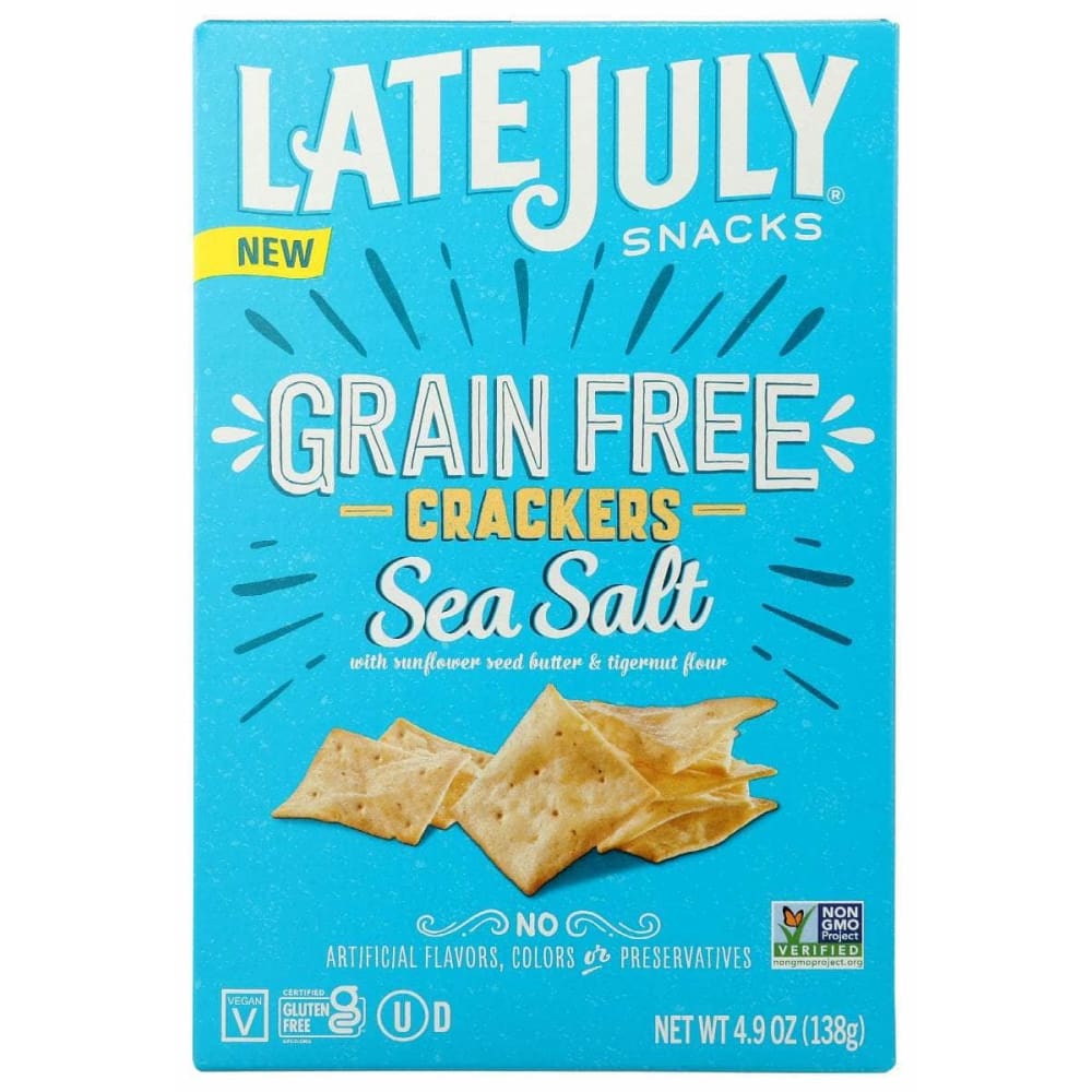LATE JULY LATE JULY Cracker Sea Salt, 4.9 oz