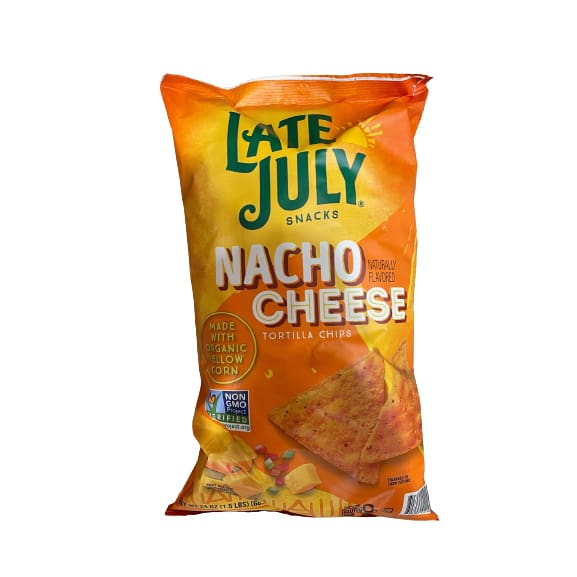 Late July Nacho Cheese Tortilla Chips 24 oz. - Late July