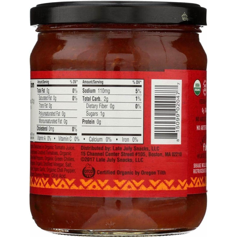 Late July Snacks Late July Salsa Medium, 15.5 oz