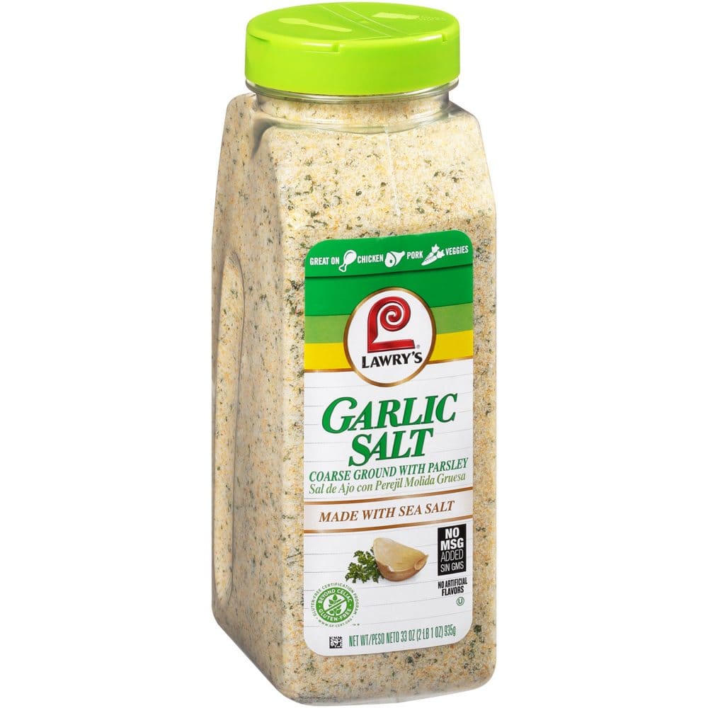 Lawry’s Coarse Ground Garlic Salt with Parsley (33 oz.) (Pack of 2) - Baking - Lawry’s