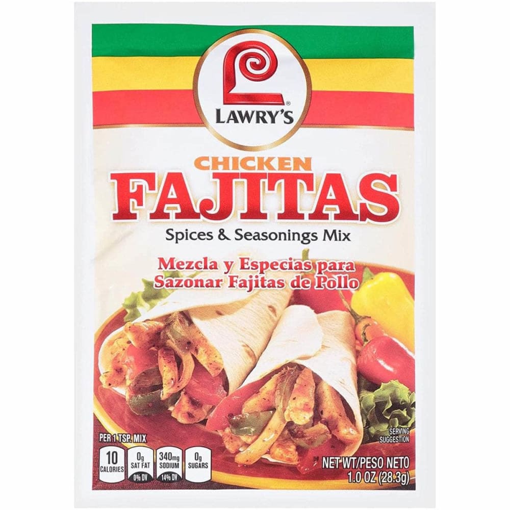 LAWRY'S LAWRYS Mix Ssnng Fajita Chckn, 1 oz