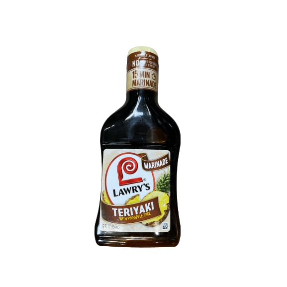 Lawry's Lawry's Teriyaki With Pineapple Juice Marinade, 12 fl oz