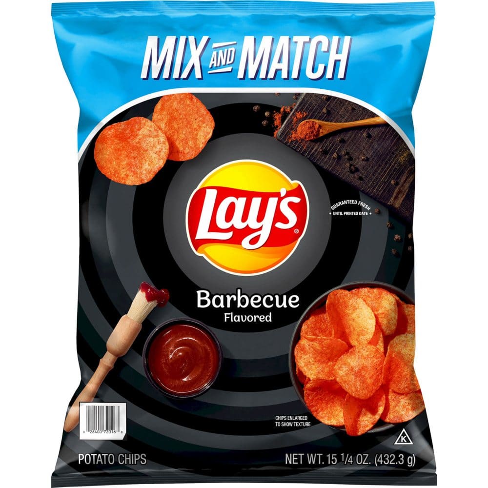 Lay’s Barbecue Flavored Potato Chips Mix & Match (15.25 oz.) (Pack of 2) - Snacks Under $10 - Lay’s