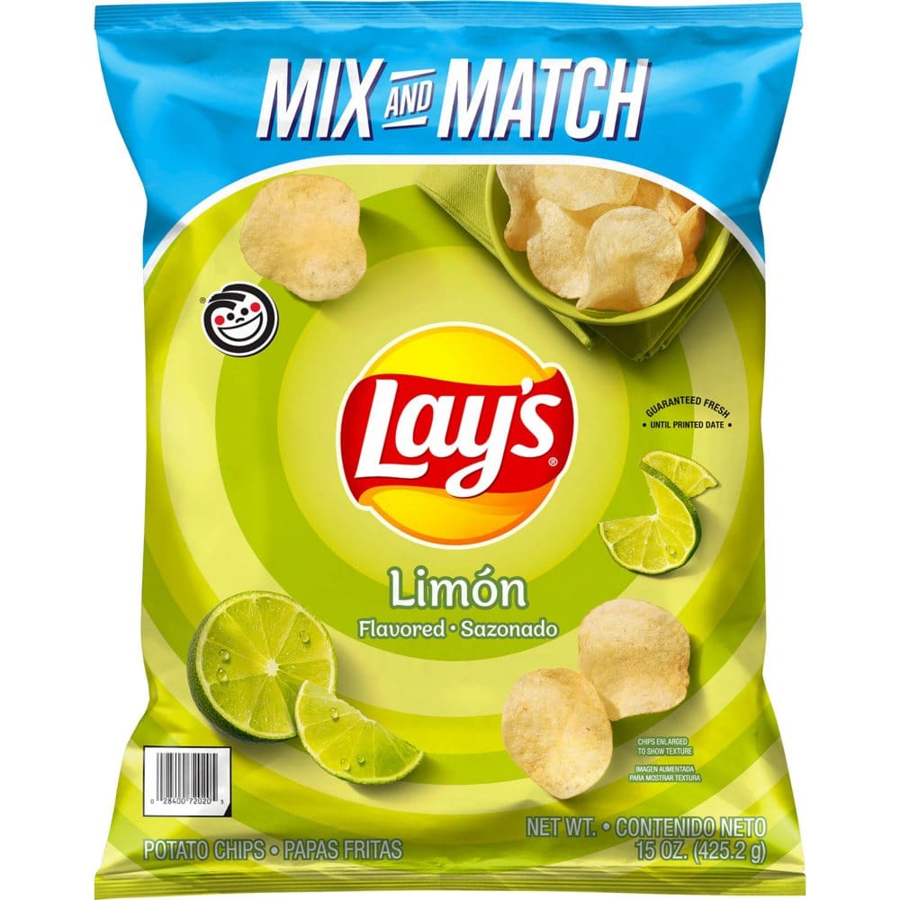 Lay’s Potato Chips Limon (15 oz.) (Pack of 2) - Snacks Under $10 - Lay’s