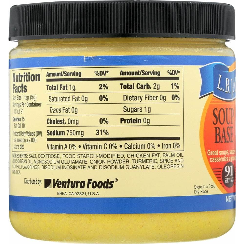 LB JAMISON Grocery > Soups & Stocks LB JAMISON: Chicken Soup Base, 16 oz