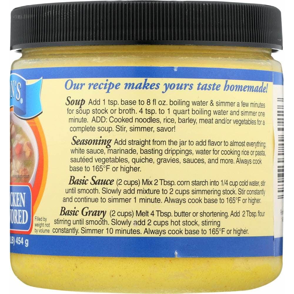 LB JAMISON Grocery > Soups & Stocks LB JAMISON: Chicken Soup Base, 16 oz