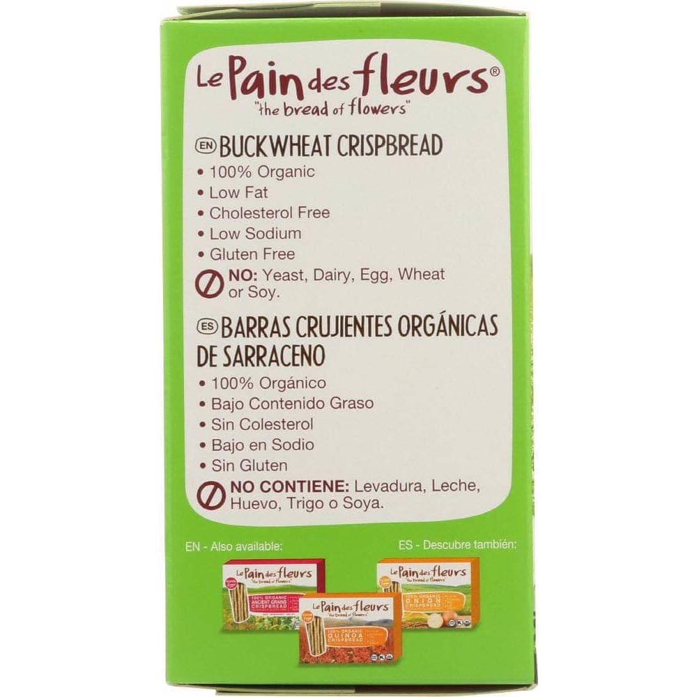 Le Pain Des Fleurs Le Pain Crispbread Buckwheat, 4.41 oz