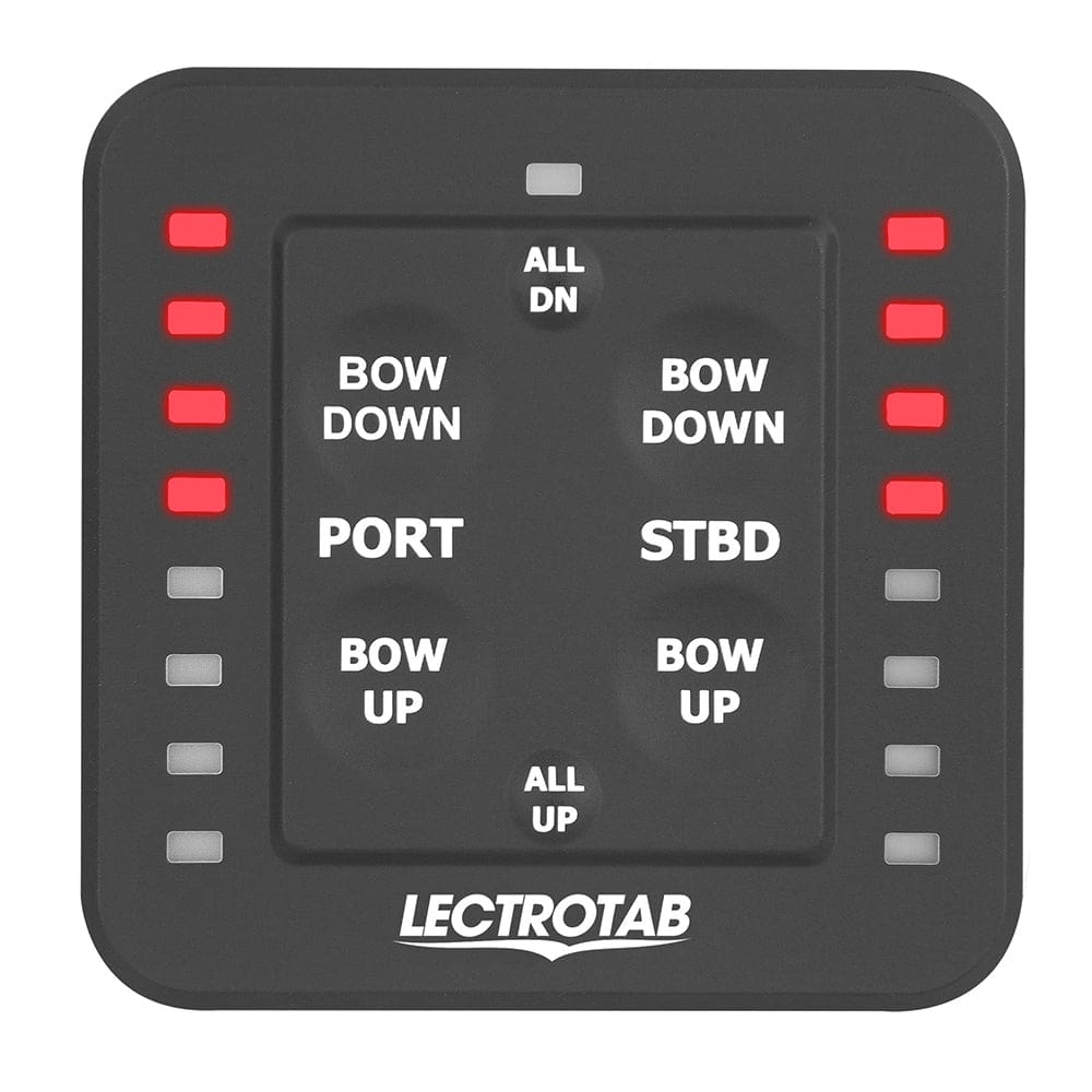 Lectrotab One-Touch Leveling LED Control - Boat Outfitting | Trim Tab Accessories - Lectrotab