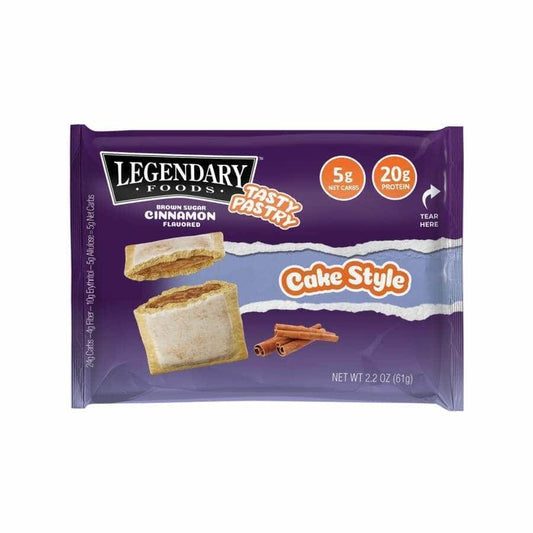 LEGENDARY FOODS LEGENDARY FOODS Cinnamon Tasty Pastry Cake Style, 2.2 oz