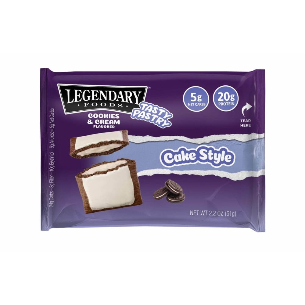 LEGENDARY FOODS Legendary Foods Pastry Cookies And Cream, 2.2 Oz