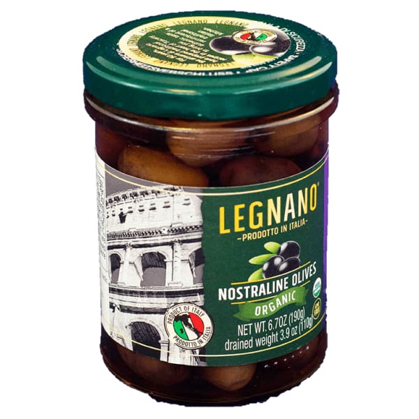 LEGNANO Grocery > Pantry > Condiments LEGNANO Olives Nostralna Itly Org, 6.7 oz