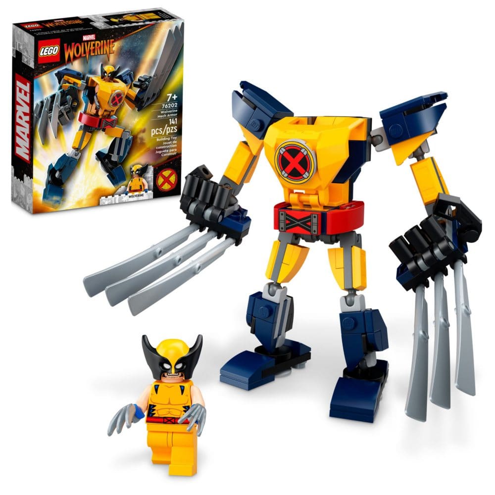 LEGO Marvel Wolverine Mech Armor 76202 Building Kit (141 Pieces) - Building Sets - LEGO