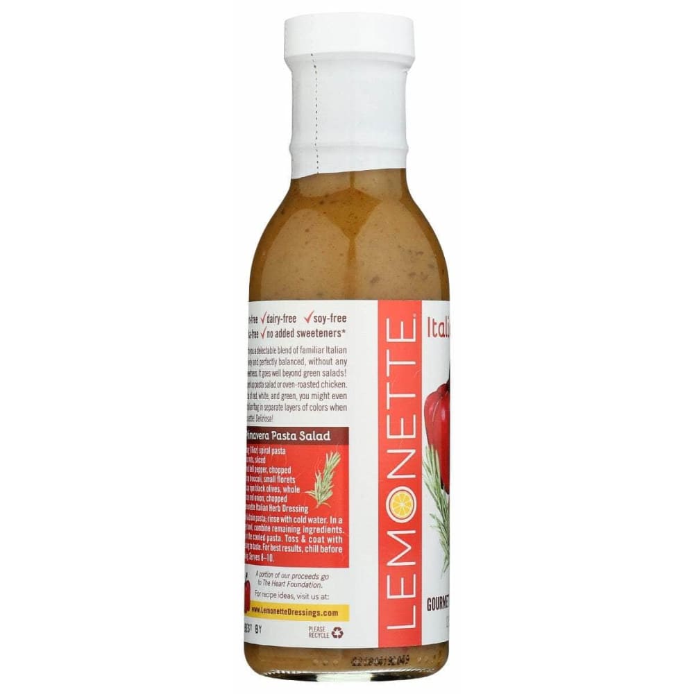 LEMONETTE DRESSINGS Lemonette Dressings Dressing Italian Herb, 12 Oz