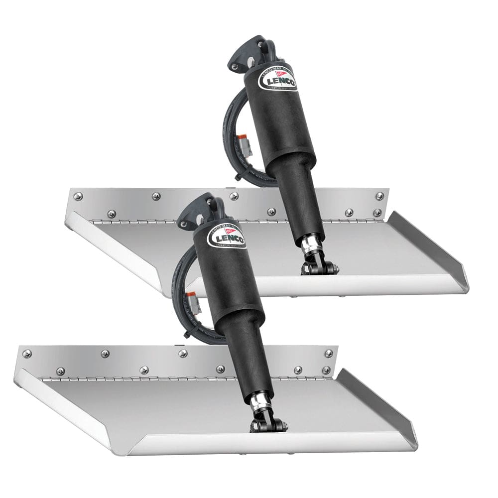 Lenco 12 x 18 Edge Mount Trim Tab Kit w/ o Switch Kit 12V - Boat Outfitting | Trim Tabs - Lenco Marine