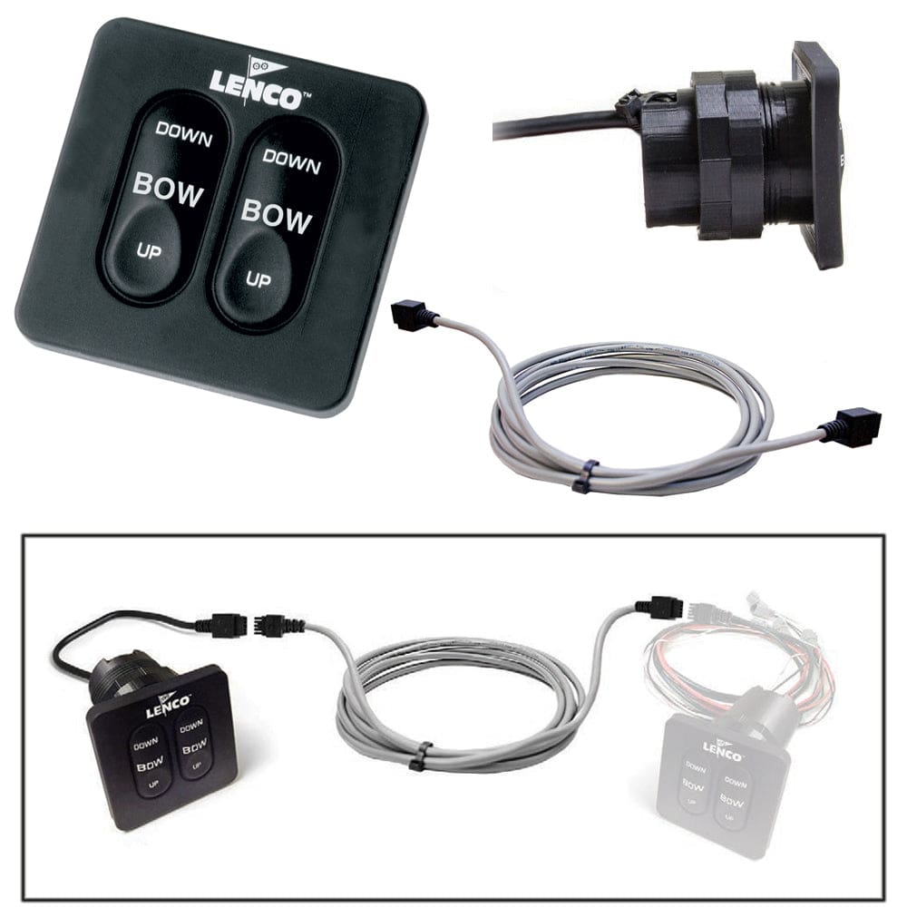 Lenco Flybridge Kit f/ Standard Key Pad f/ All-In-One Integrated Tactile Switch - 40’ - Boat Outfitting | Trim Tab Accessories - Lenco