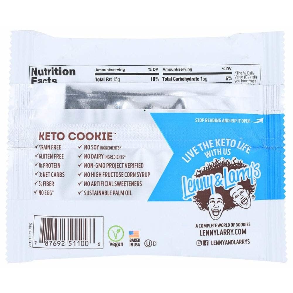 Lenny & Larrys Lenny & Larry'S Chocolate Chip Keto Cookie, 1.60 oz