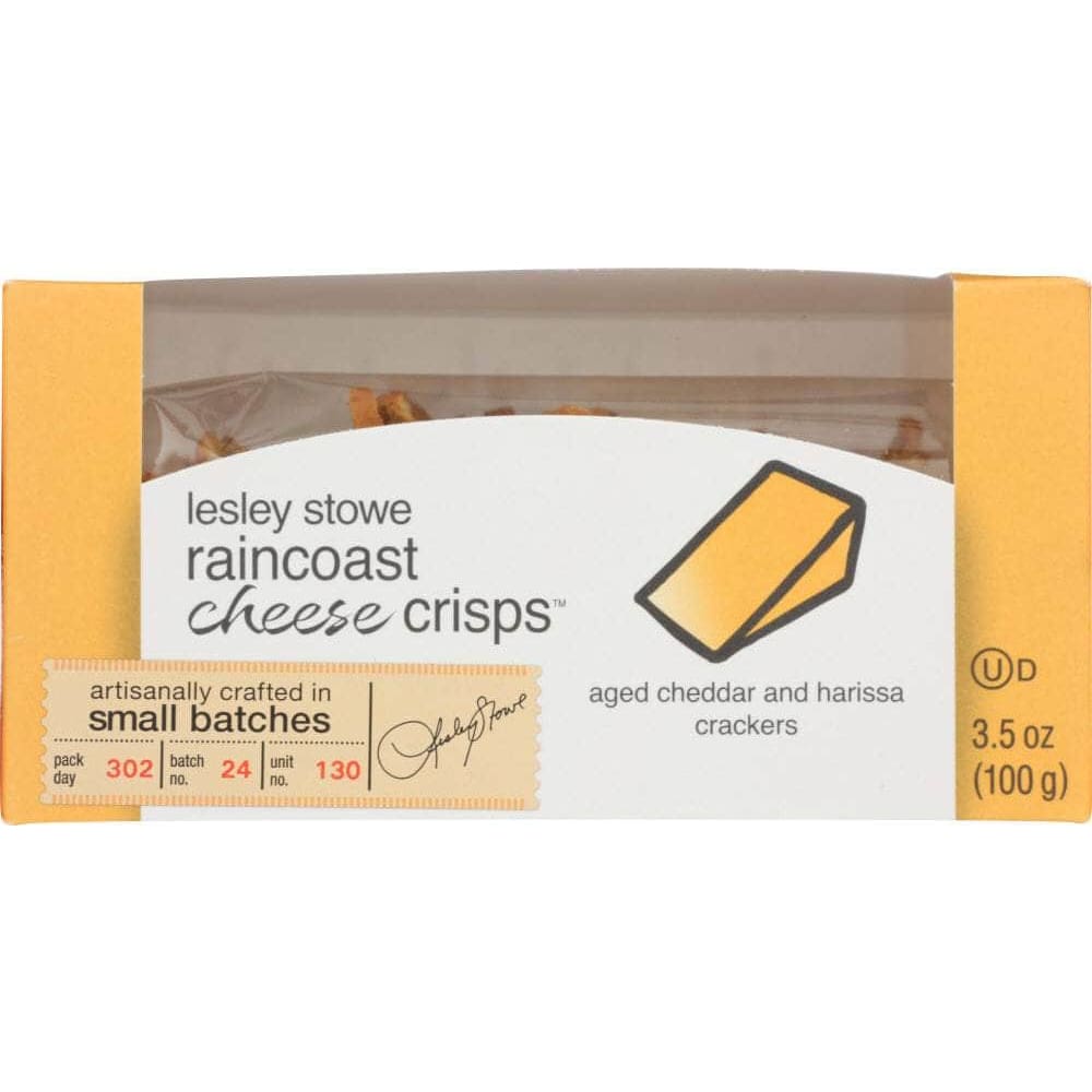 Lesley Stowe Raincoast Lesley Stowe Cheddar And Harissa Cheese Crisps, 3.5 oz