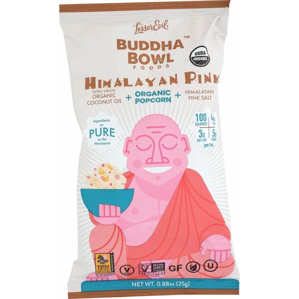 Lesserevil Lesser Evil Buddha Bowl Himalayan Pink Small Bag, 0.88 oz