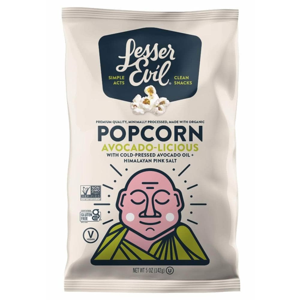 LESSER EVIL Lesser Evil Popcorn Avcdo-Lcious Org, 5 Oz