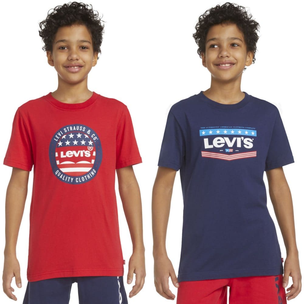 Levi’s Boys’ 2 Pack Americana Tee - Americana Apparel - Levi’s