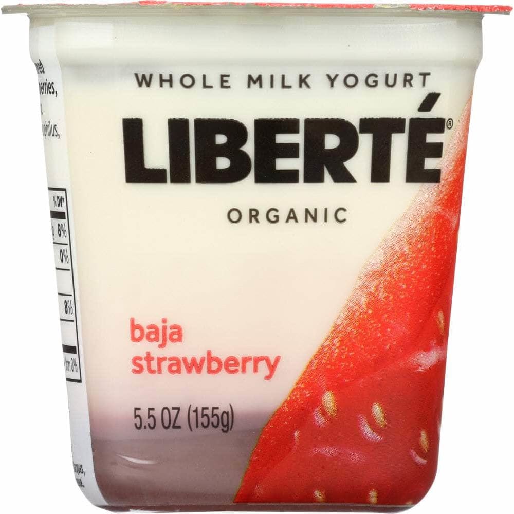 Liberte Liberte Baja Strawberry Organic Yogurt, 5.50 oz