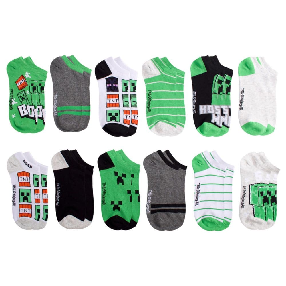 Licensed Kid’s Socks 12- Pack - Spiderman - Licensed