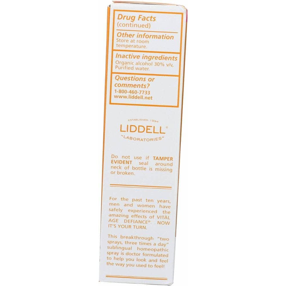 LIDDELL LABORATORIES Liddell Vital Age Defiance Spray, 1 Oz