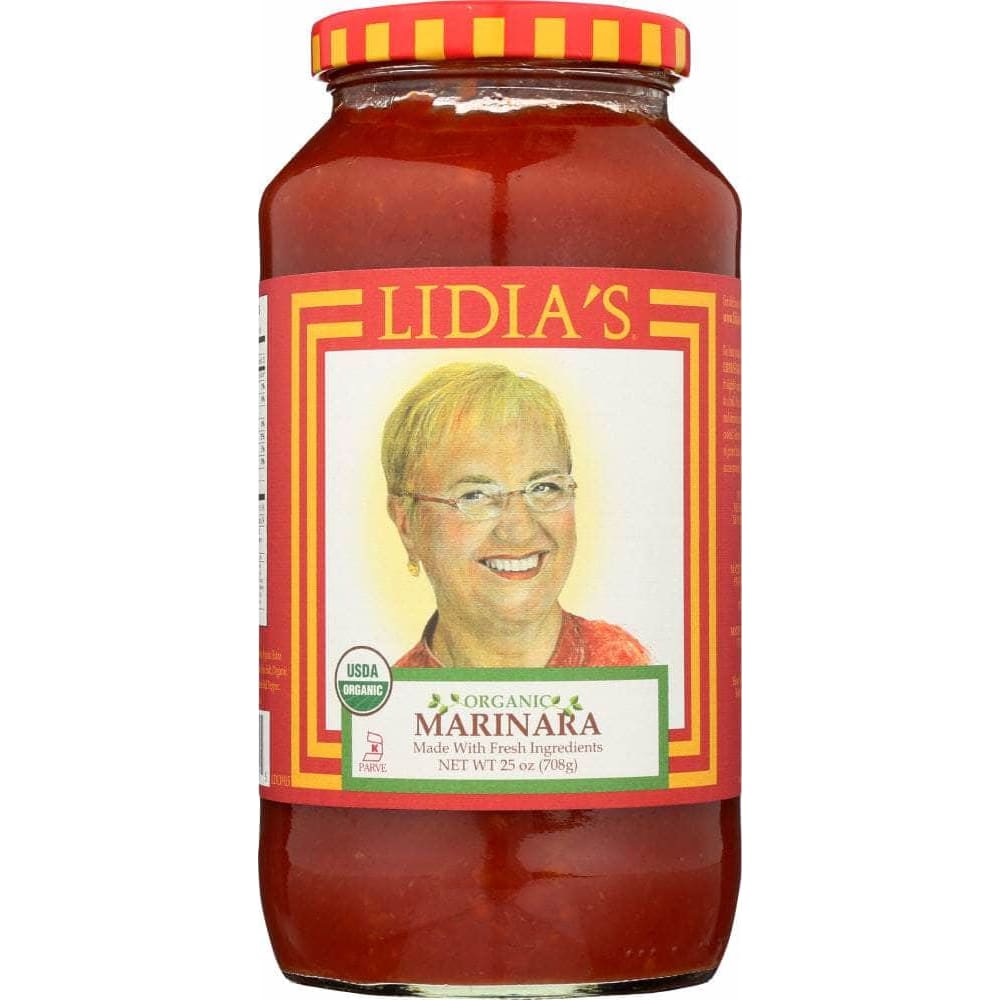 Lidias Lidias Organic Marinara Sauce, 25 fl oz