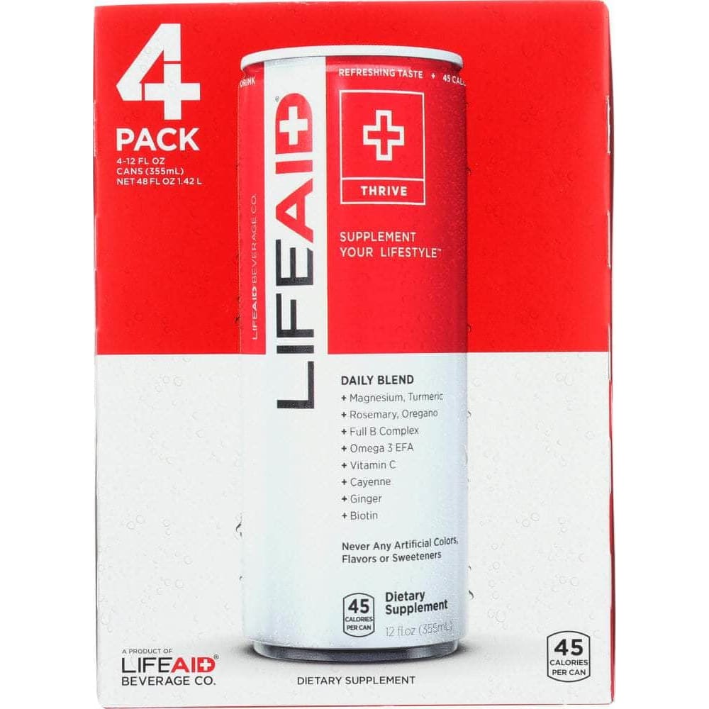 Lifeaid Beverage Lifeaid Beverage Lifeaid 4 pack x 12 fl oz, 48 fl oz