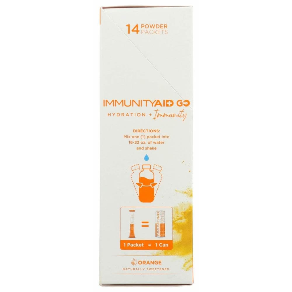 LIFEAID BEVERAGE Lifeaid Beverage Immunityaid Go Orange 14Pk, 3.21 Oz