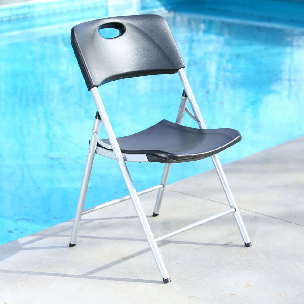 Lifetime Folding Chair - Black - Lifetime