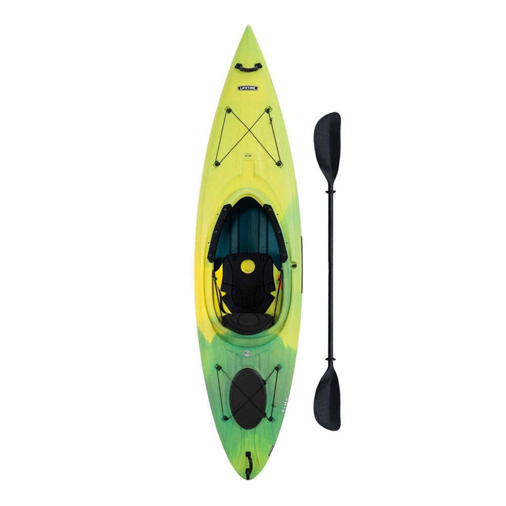Lifetime Tide 10’ Sit-In Kayak (Paddle Included) - Water Sports Equipment - Lifetime