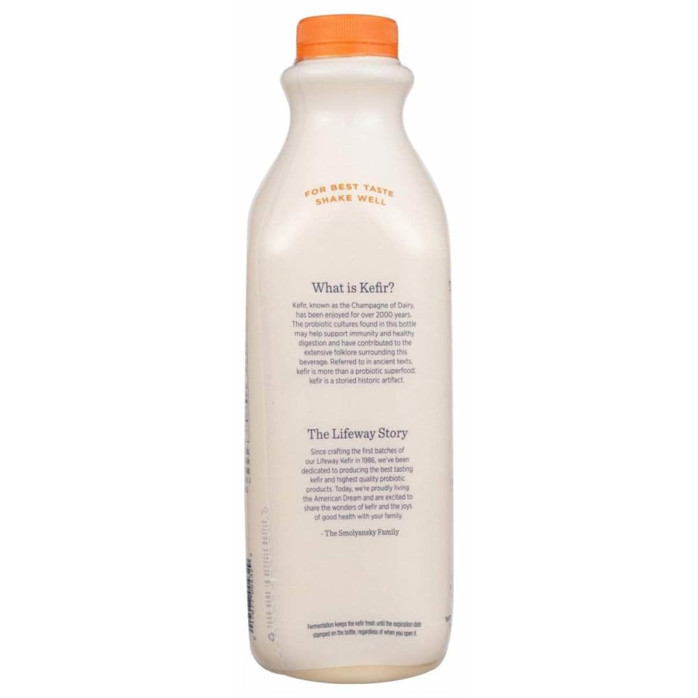 Lifeway Lifeway Organic Kefir Cultured Lowfat Milk Peach, 32 oz