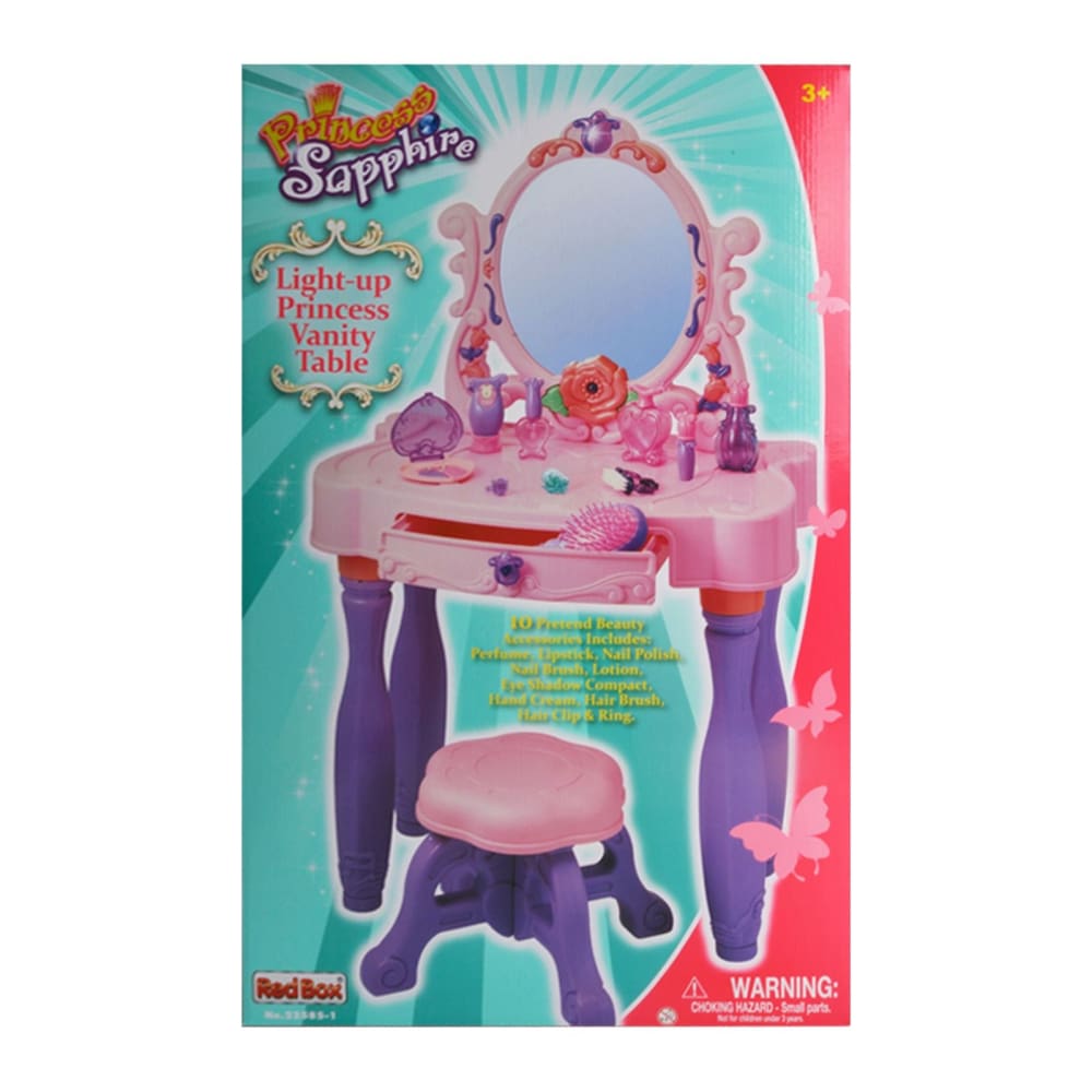 Light Up Princess Vanity Table - Home/Toys/Indoor Play/Kids’ Learning Toys/ - Unbranded