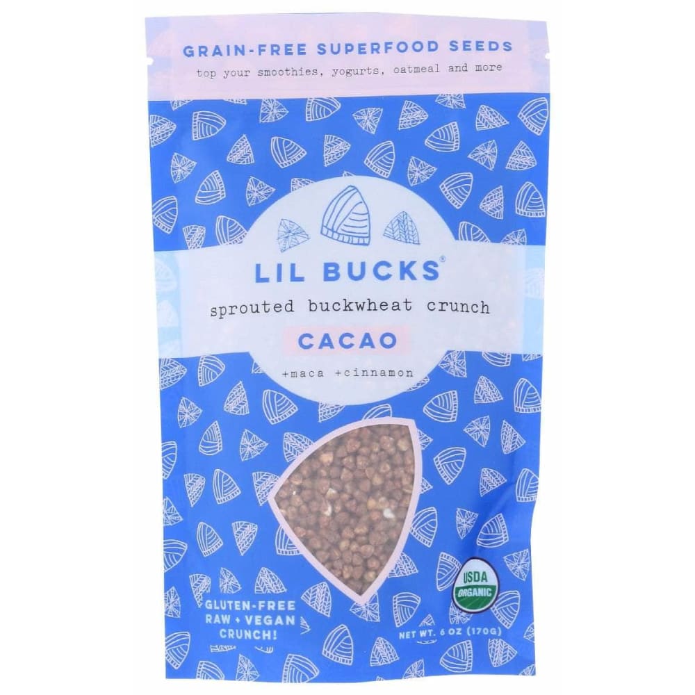 LIL BUCKS Lil Bucks Buckwheat Sprouted Cacao, 6 Oz