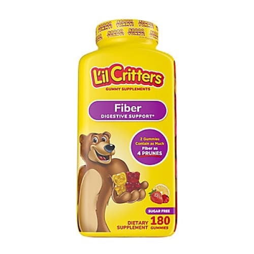 L’il Critters Fiber Gummy Bears 180 ct. - Home/Health & Wellness/Vitamins & Supplements/Vitamins For Kids/ - L’il Critters