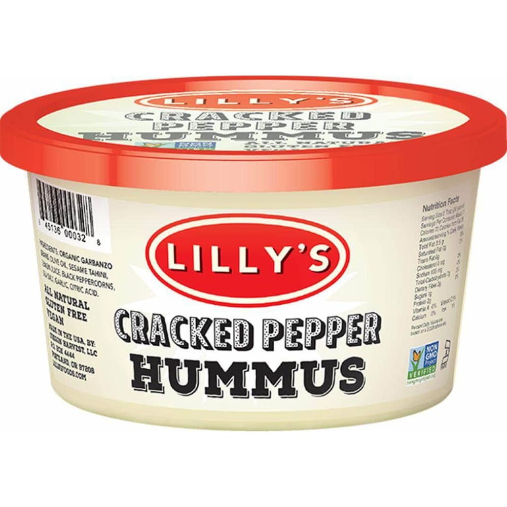 Lillys Hummus Lilly's Hummus Cracked Pepper, 12 oz
