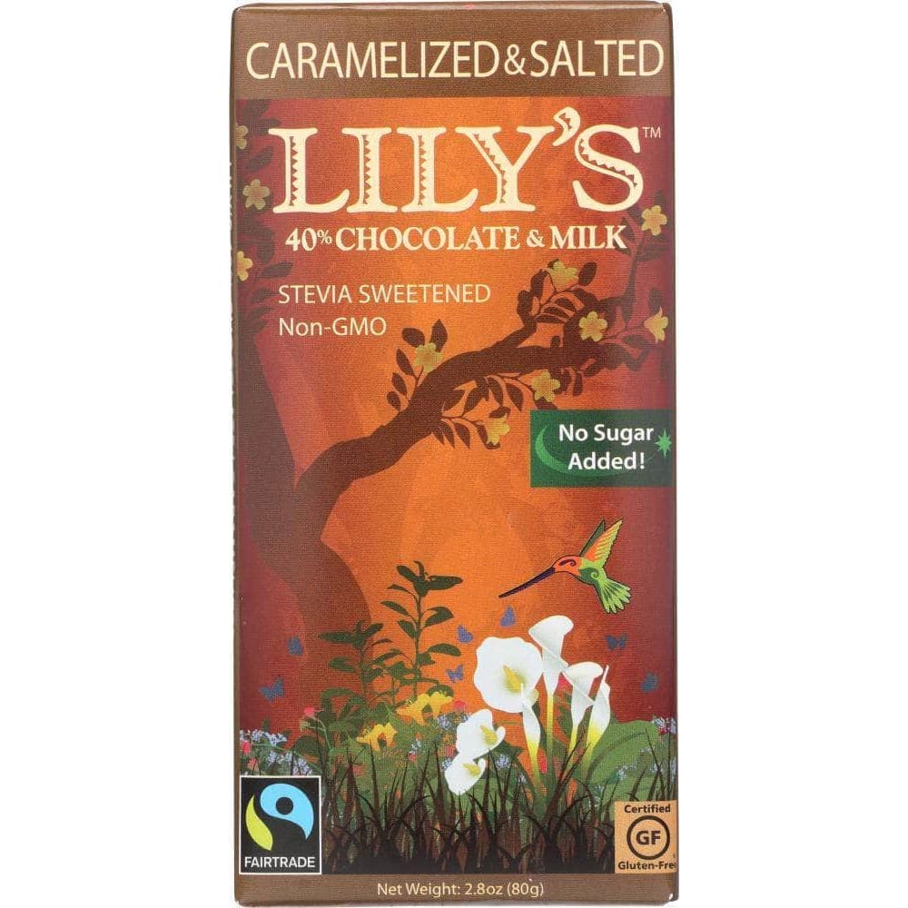 Lilys Sweets Lilys Sweets Carmelized and Salted Milk Bar Stevia, 2.8 oz