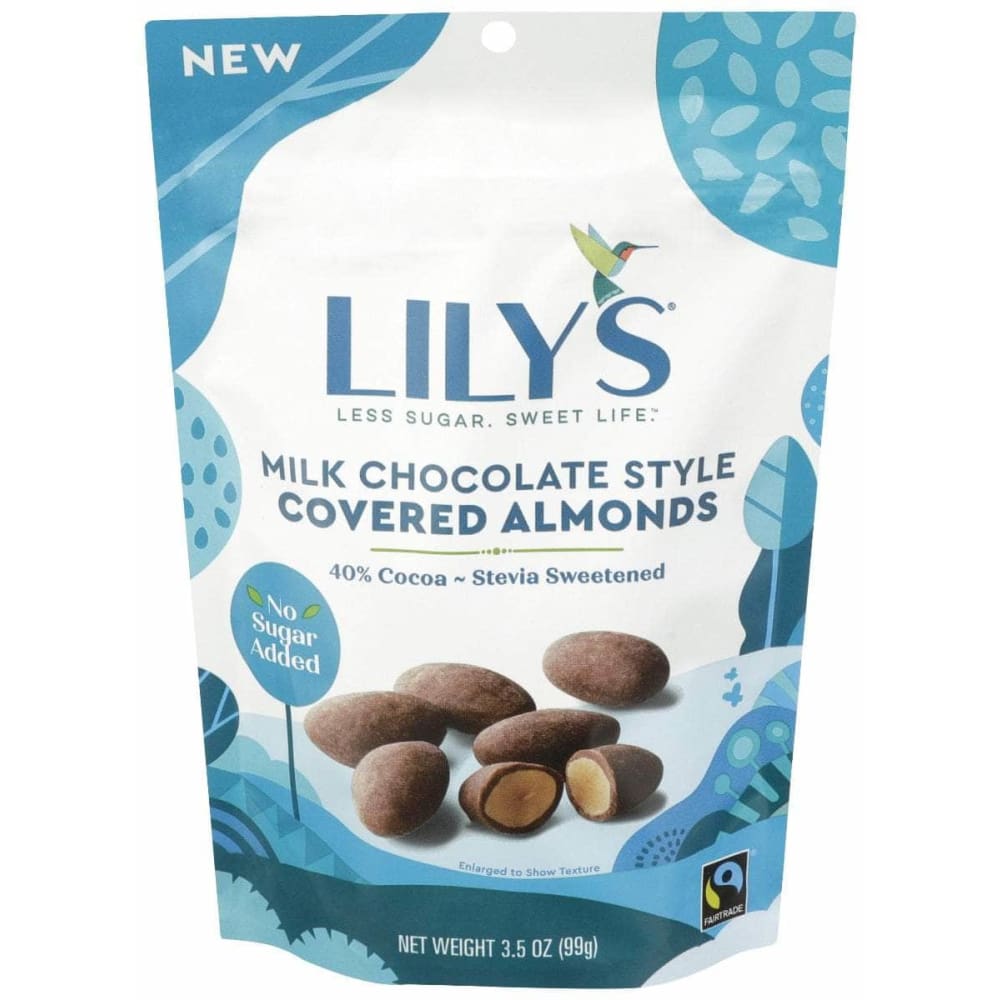 LILYS SWEETS Lilys Sweets Milk Chocolate Style Covered Almonds, 3.5 Oz