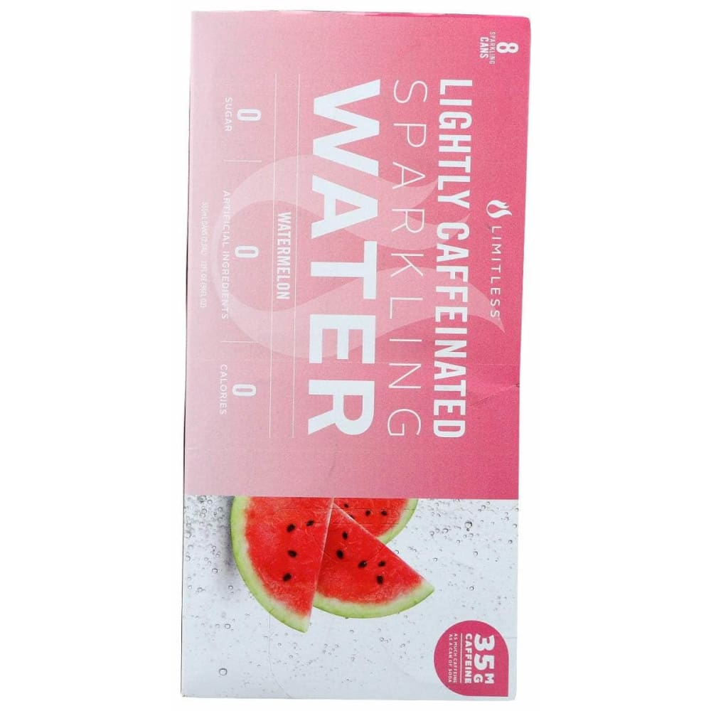 LIMITLESS Grocery > Beverages > Water > Sparkling Water LIMITLESS: Watermelon Sparkling Water 8 Pk, 96 fo