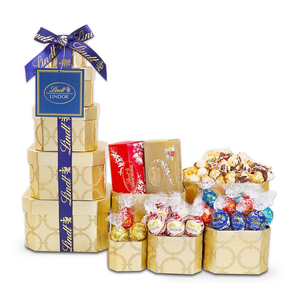 Lindt Seasonal Gift Tower - Gift Towers - ShelHealth