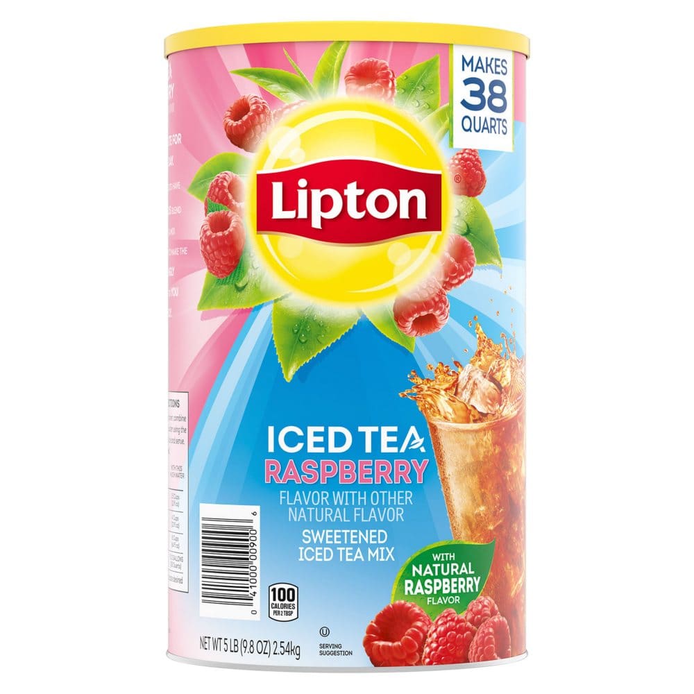 Lipton Sweetened Ice Tea Mix Raspberry (89.8 oz.) - Coffee Tea & Cocoa - Lipton Sweetened