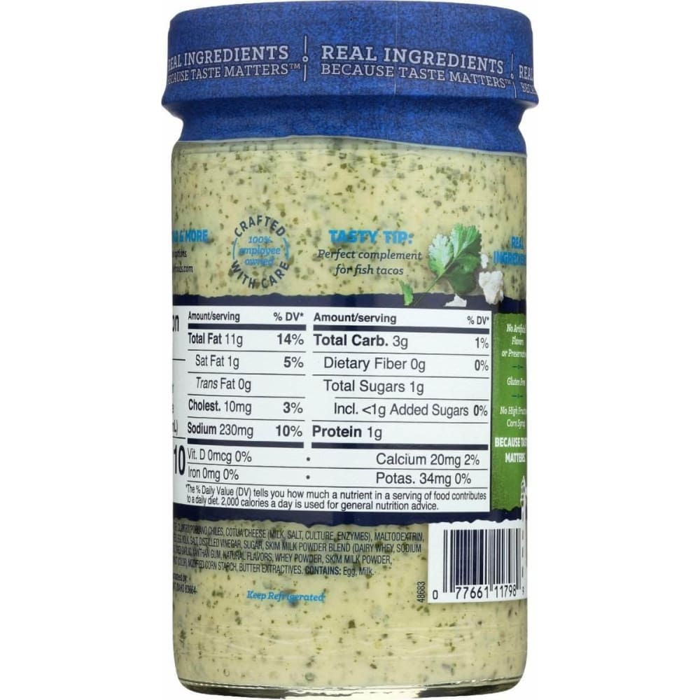 Litehouse Litehouse Cotija Cilantro Dressing and Dip, 13 oz