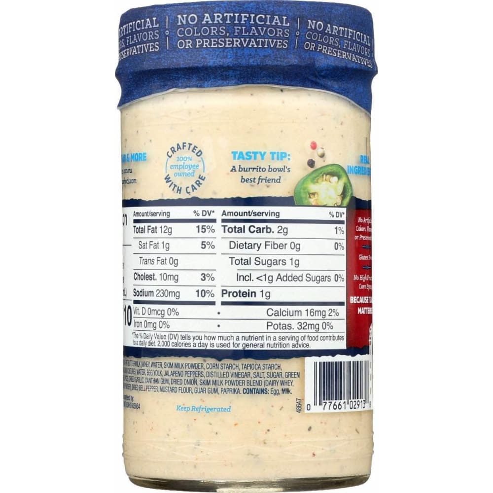 Litehouse Litehouse Jalapeno Ranch Dressing and Dip, 13 oz