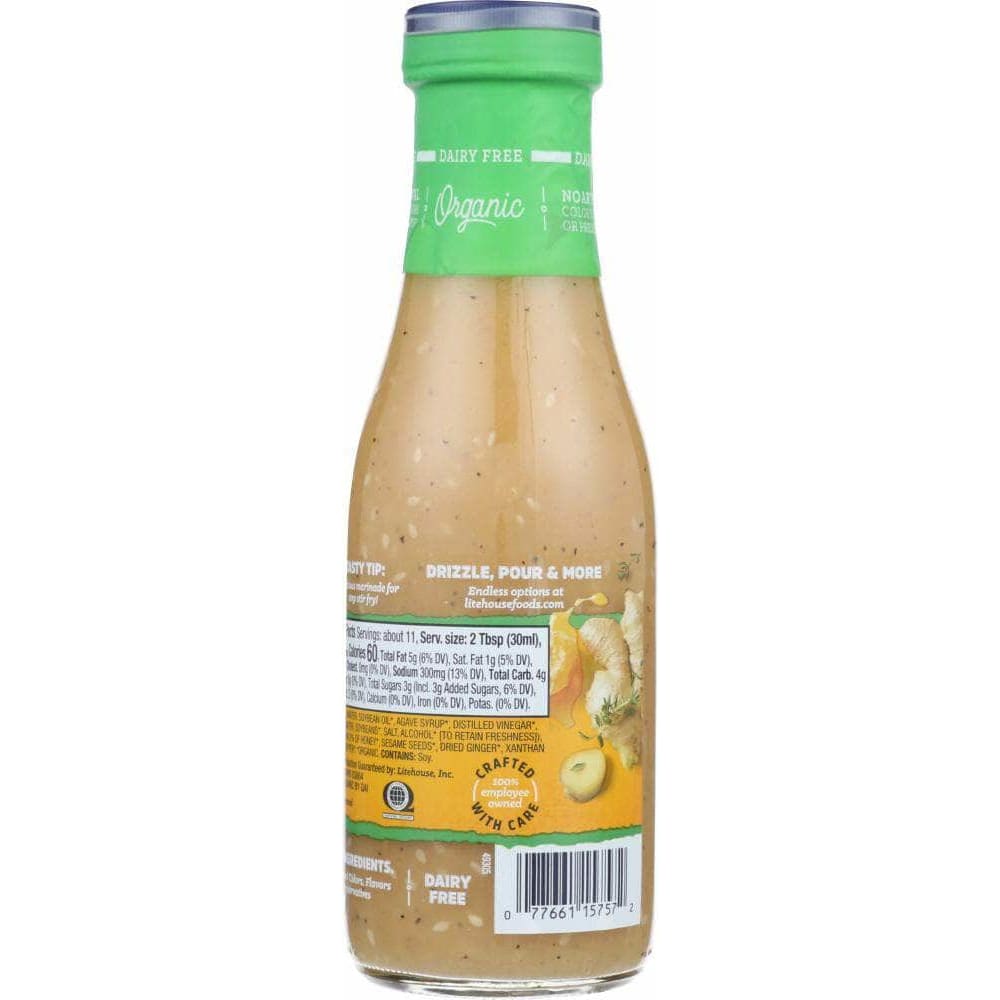 Litehouse Litehouse Organic Ginger with Honey Dressing, Sauce and Marinade, 11.25 fl oz