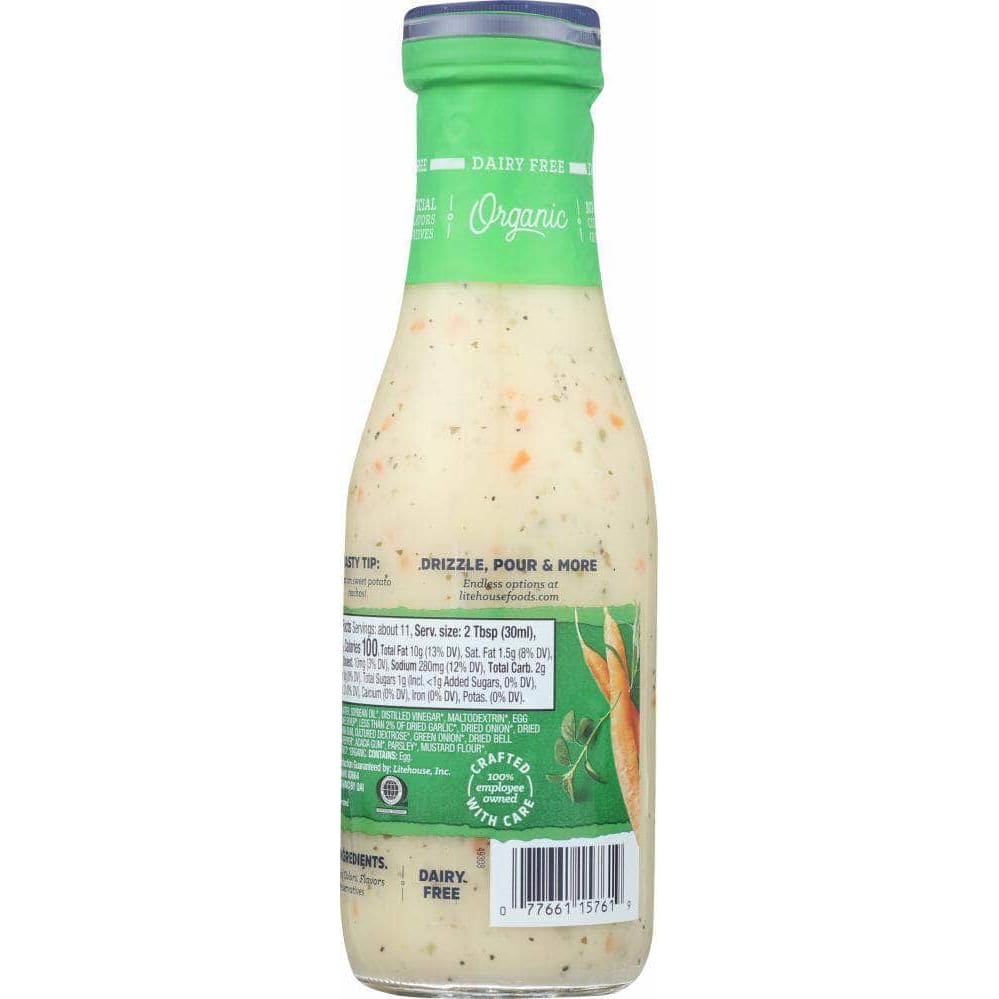 Litehouse Litehouse Organic Ranch Dressing, 11.25 fl oz