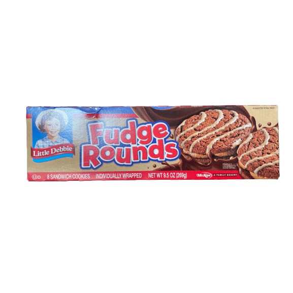 Little Debbie Little Debbie Snacks Fudge Rounds, 8ct