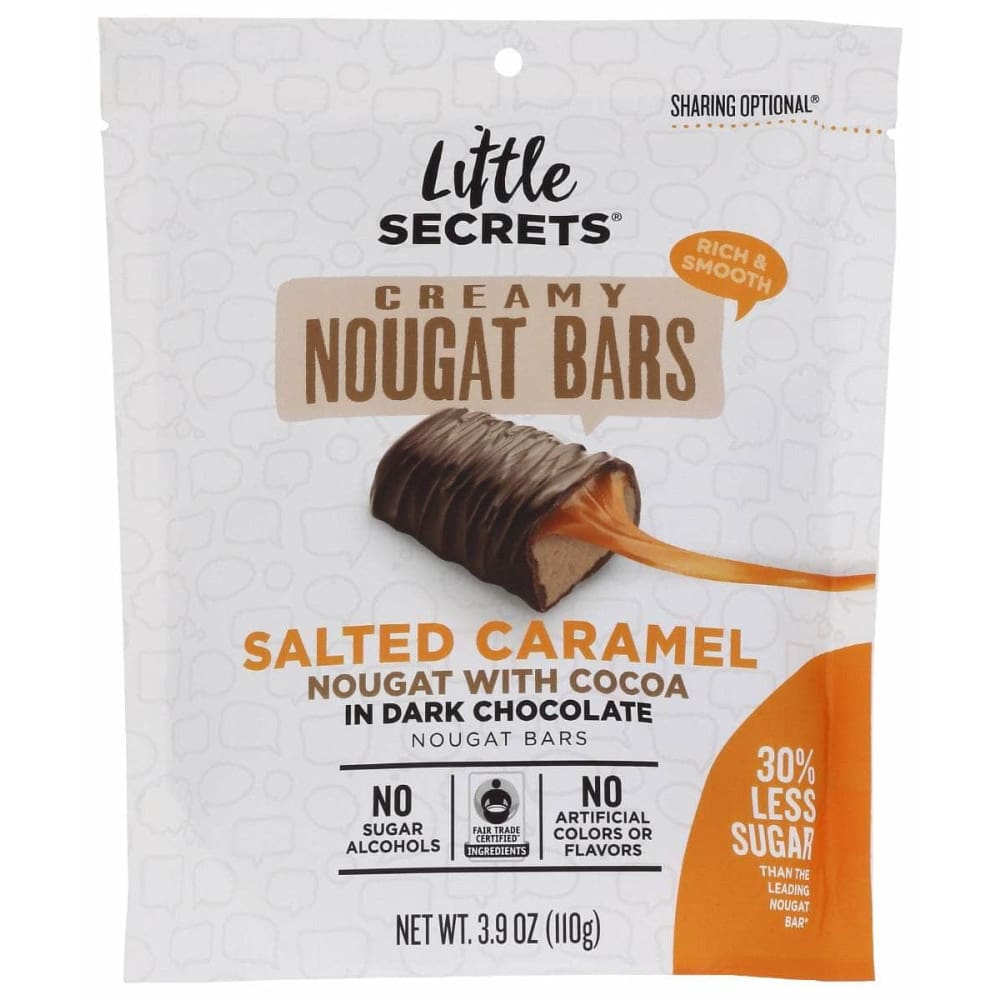 LITTLE SECRETS LLC Grocery > Chocolate, Desserts and Sweets > Chocolate LITTLE SECRETS LLC Bar Choc Drk Nougat Crml, 3.9 oz